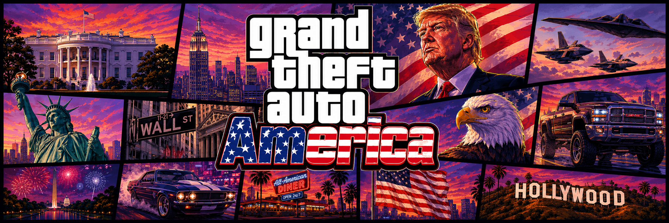 Grand Theft Auto America banner